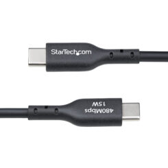 StarTech.com 30cm USB-A naar USB-C Laadkabel, USB-A naar USB Type-C Oplaadkabel, Opladen & Synchroniseren, Fast Charge 3A, USB 2.0 Datakabel, TPE Mantel, Zwart - Afbeelding 6