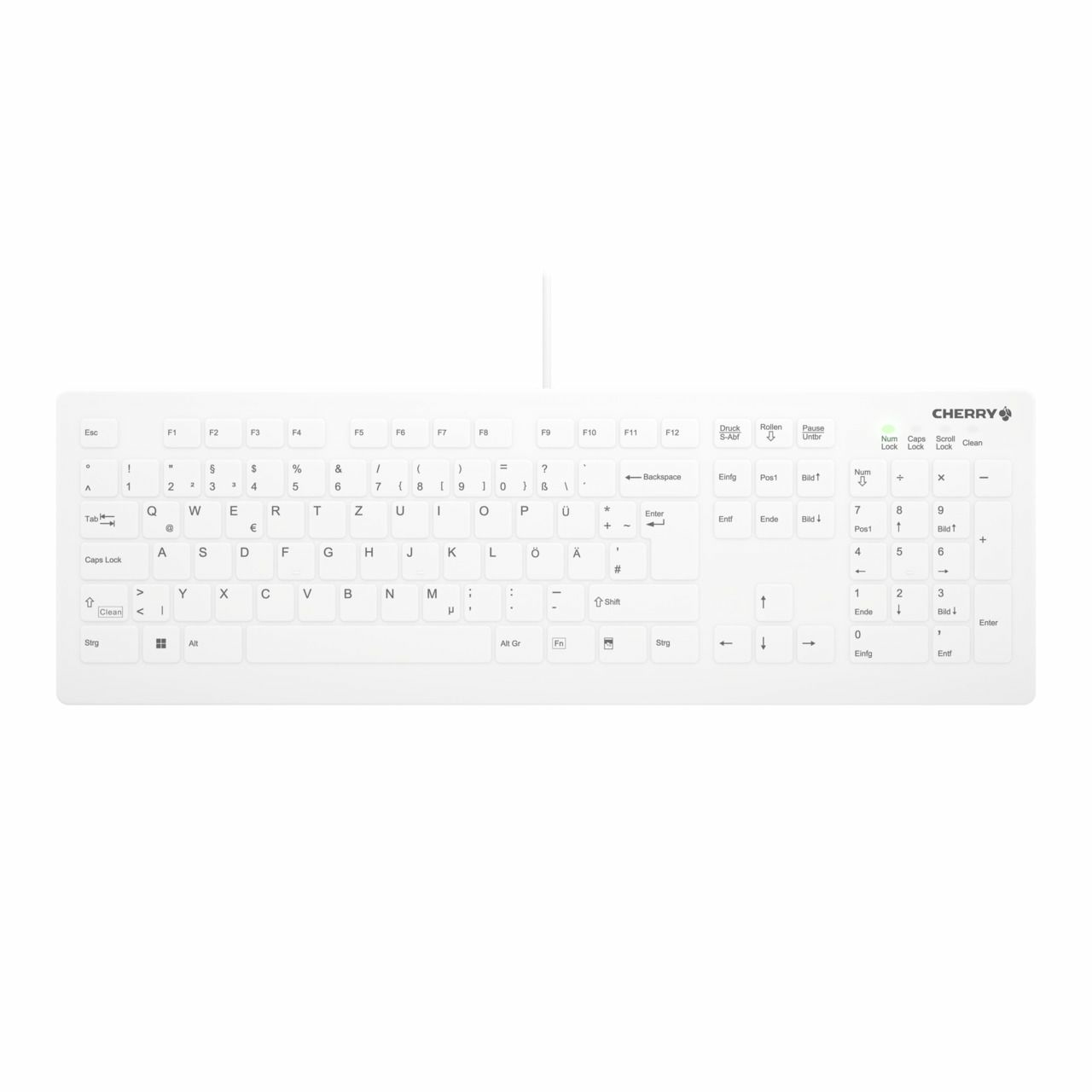 Contour Design Active Key AK-C8112 toetsenbord Medisch USB QWERTZ Duits Wit