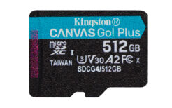 Kingston Technology 512GB microSDXC Canvas Go! Plus Gen4 200MB/s A2 U3 V30 kaart + adapter - Afbeelding 3