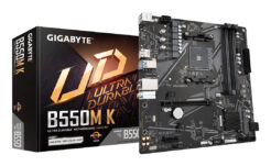 GIGABYTE B550M K moederbord AMD B550 Socket AM4 micro ATX