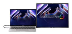 ASUS ZenScreen Fold OLED MQ17QH computer monitor 43,9 cm (17.3") 2560 x 1920 Pixels Quad HD Zilver - Afbeelding 4