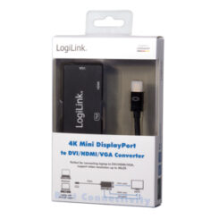 LogiLink CV0110 video kabel adapter 0,15 m Mini DisplayPort VGA + HDMI + DVI Zwart - Afbeelding 4