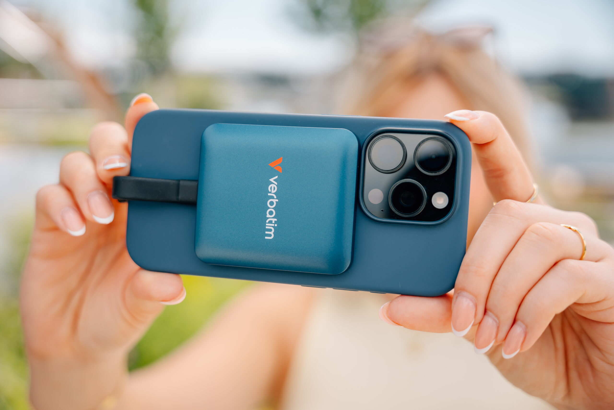 Verbatim Snapback SSD 1TB Blauw Metallic - Afbeelding 9