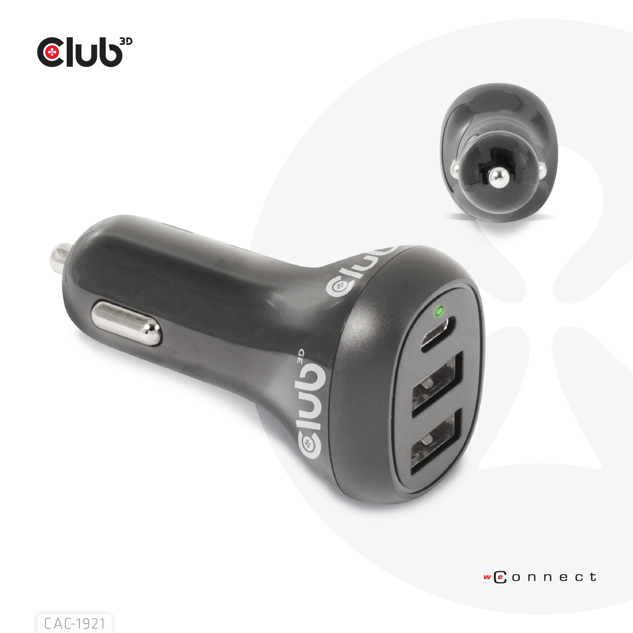 CLUB3D Notebook / Laptop Car Charger 36 Watt - Afbeelding 10