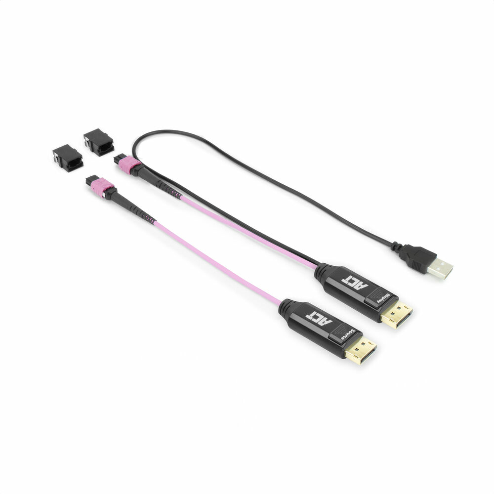ACT DisplayPort naar MTP/MPO adapter set voor het verlengen van een DisplayPort verbinding tot 8K@60Hz - Afbeelding 2