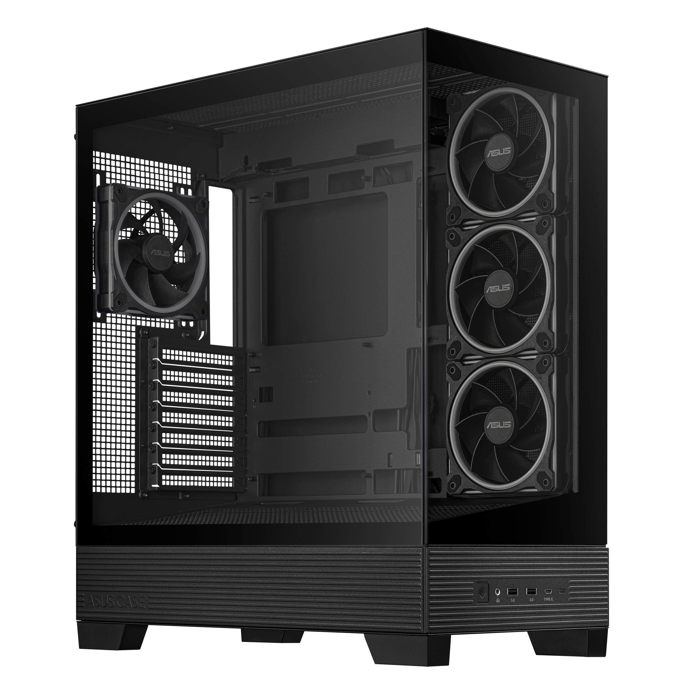 ASUS A31 Plus TG ARGB BLACK Midi Tower Zwart - Afbeelding 11