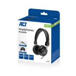 ACT Opvouwbare stereo hoofdtelefoon met 3,5mm audio-aansluiting - Afbeelding 4