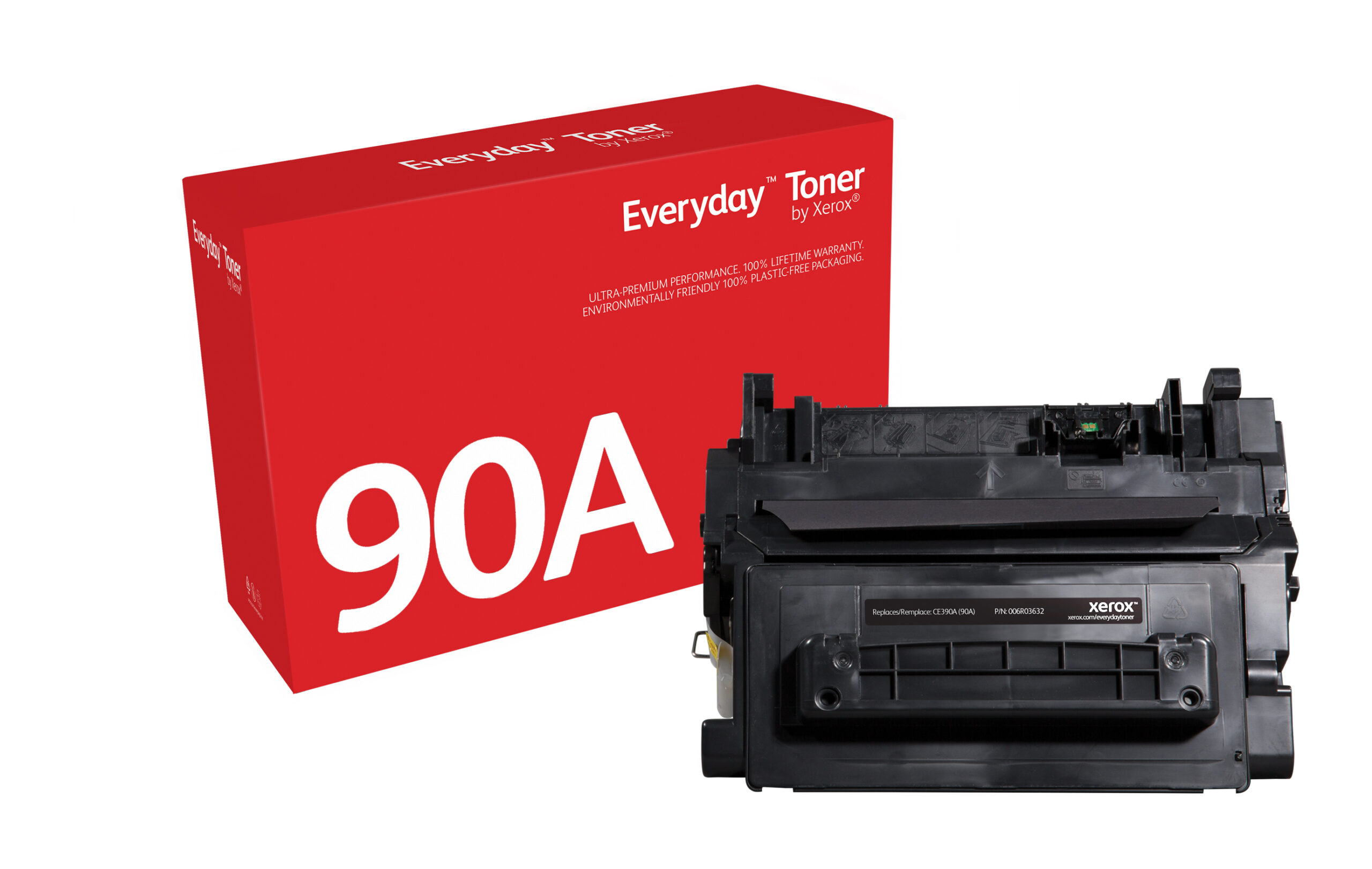 Everyday™ Zwart Toner van Xerox is compatibel met HP 90A (CE390A), Standaard capaciteit