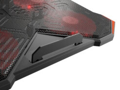 GENESIS Oxid 260 laptop cooling pad 43,9 cm (17.3") 1010 RPM Zwart, Rood - Afbeelding 11