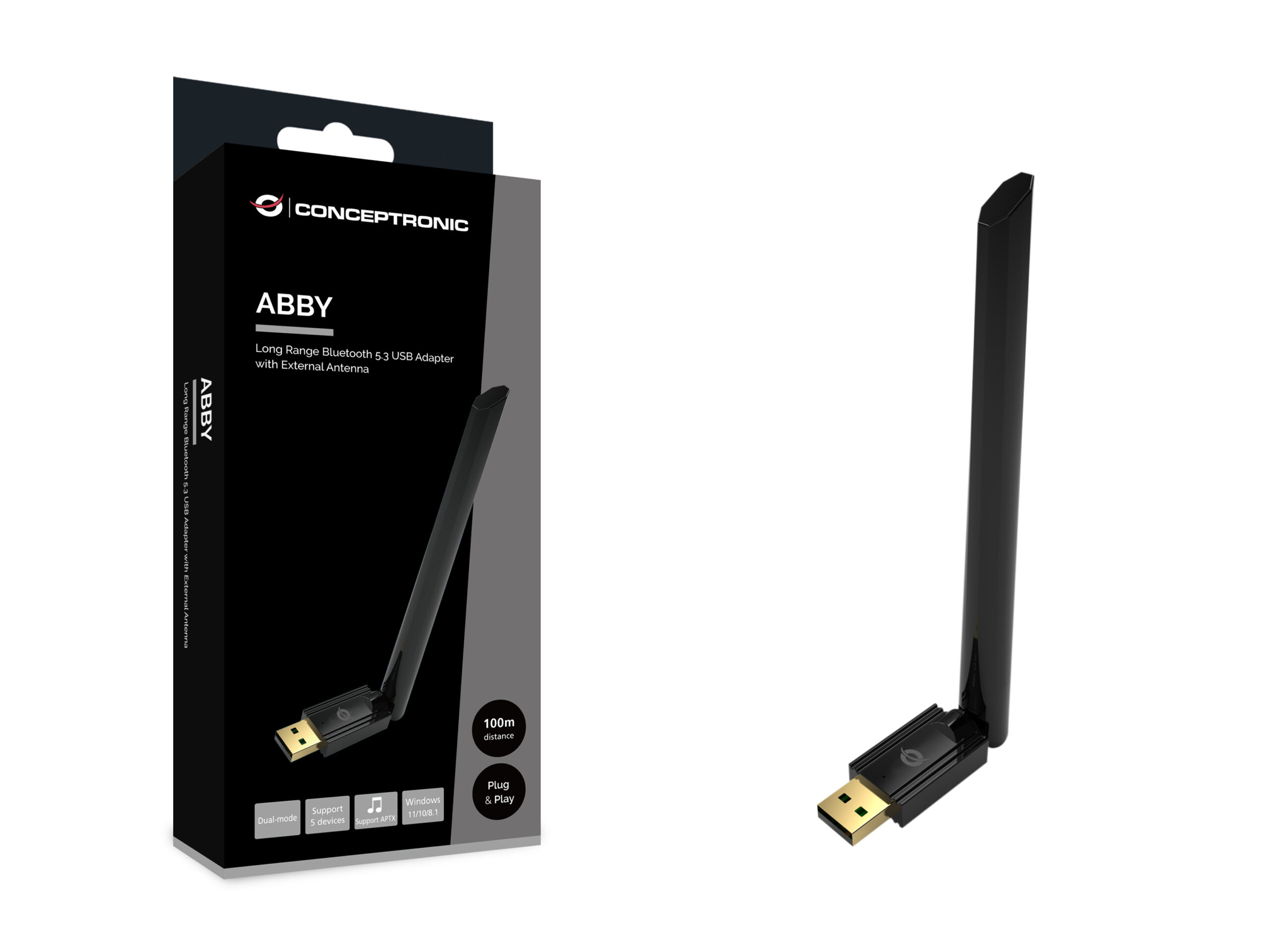 Conceptronic ABBY17B netwerkkaart Intern Bluetooth 3 Mbit/s - Afbeelding 3