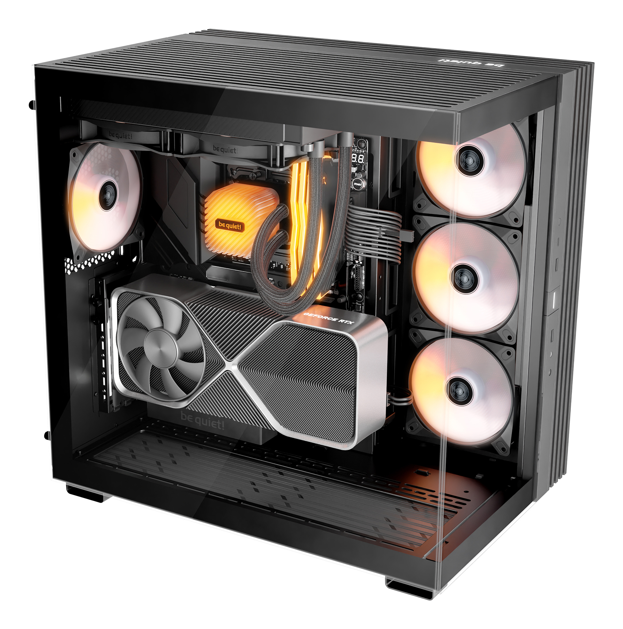 be quiet! LIGHT BASE 600 LX Black Midi Tower Zwart - Afbeelding 4