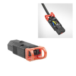 ACT C13 IEC Lock+ herbedraadbaar zwart, PA130100BK - Afbeelding 3