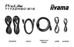 iiyama ProLite computer monitor 43,2 cm (17") 1280 x 1024 Pixels SXGA LED Touchscreen Tafel Zwart - Afbeelding 21