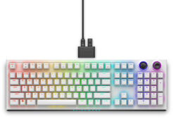 Alienware Tri-Mode AW920K toetsenbord Gamen USB + RF Wireless + Bluetooth Wit