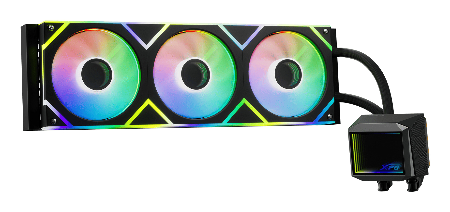 XPG LEVANTE II 360 Processor Alles-in-één vloeistofkoeler 12 cm Zwart