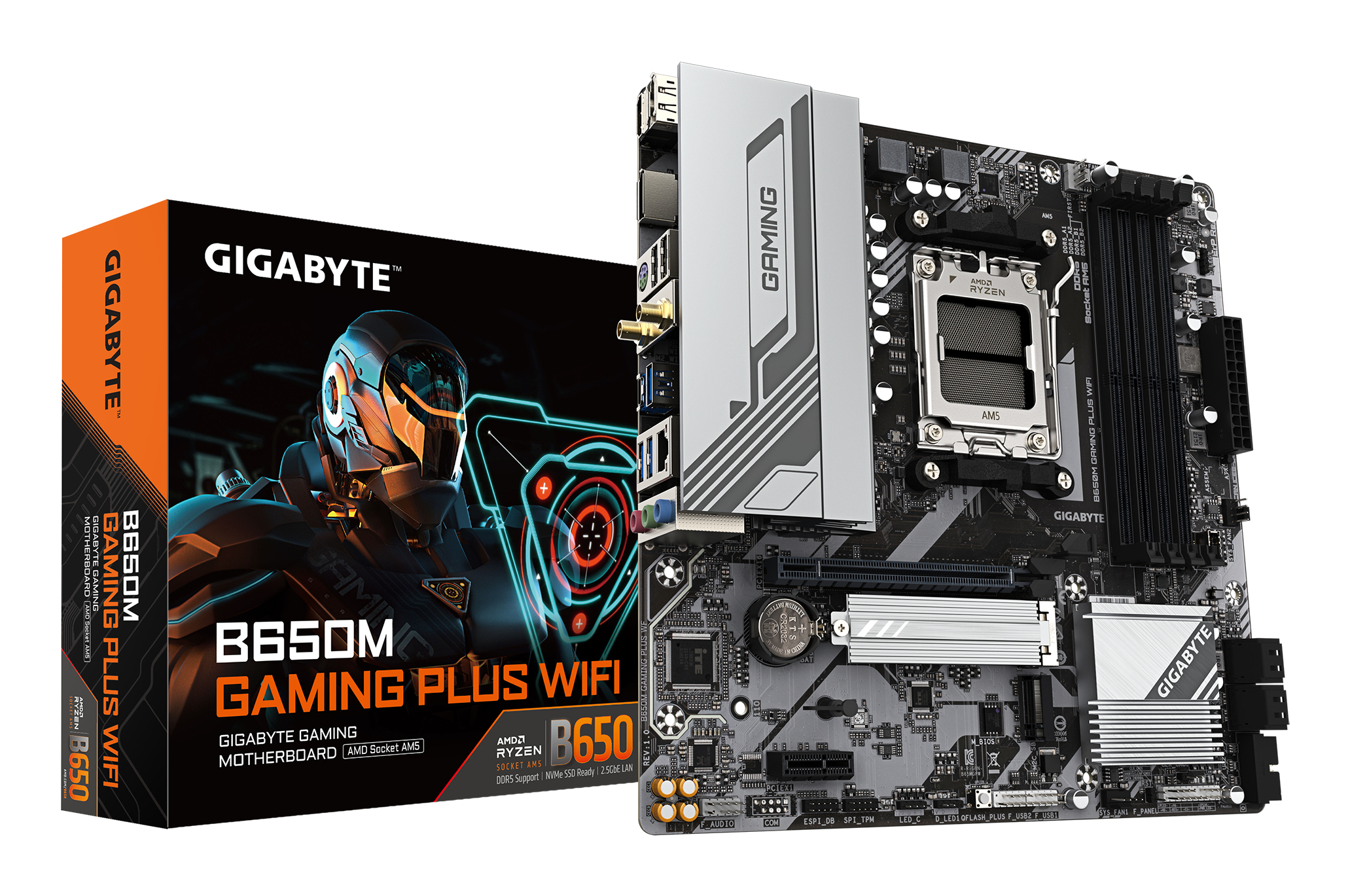 GIGABYTE B650M GAMING PLUS WIFI AMD B650 Socket AM5 micro ATX