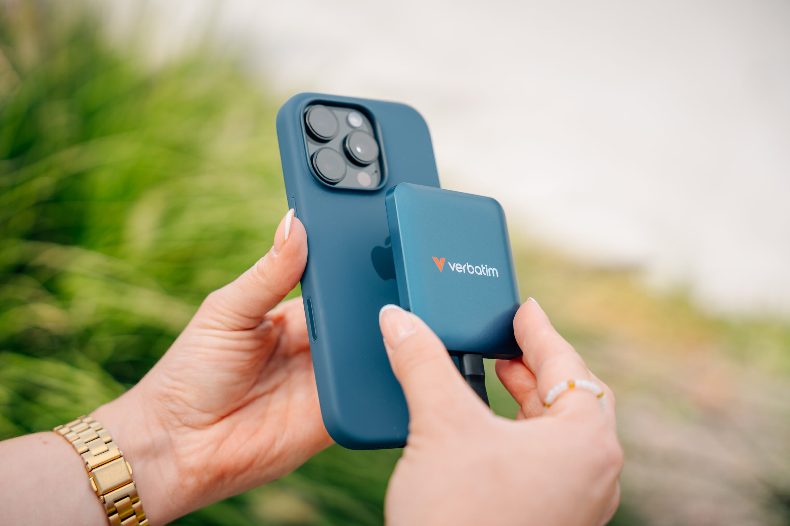 Verbatim Snapback SSD 1TB Blauw Metallic - Afbeelding 7