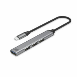 ACT USB-C hub, 3x USB-A 2.0 en 1x USB-A 3.0
