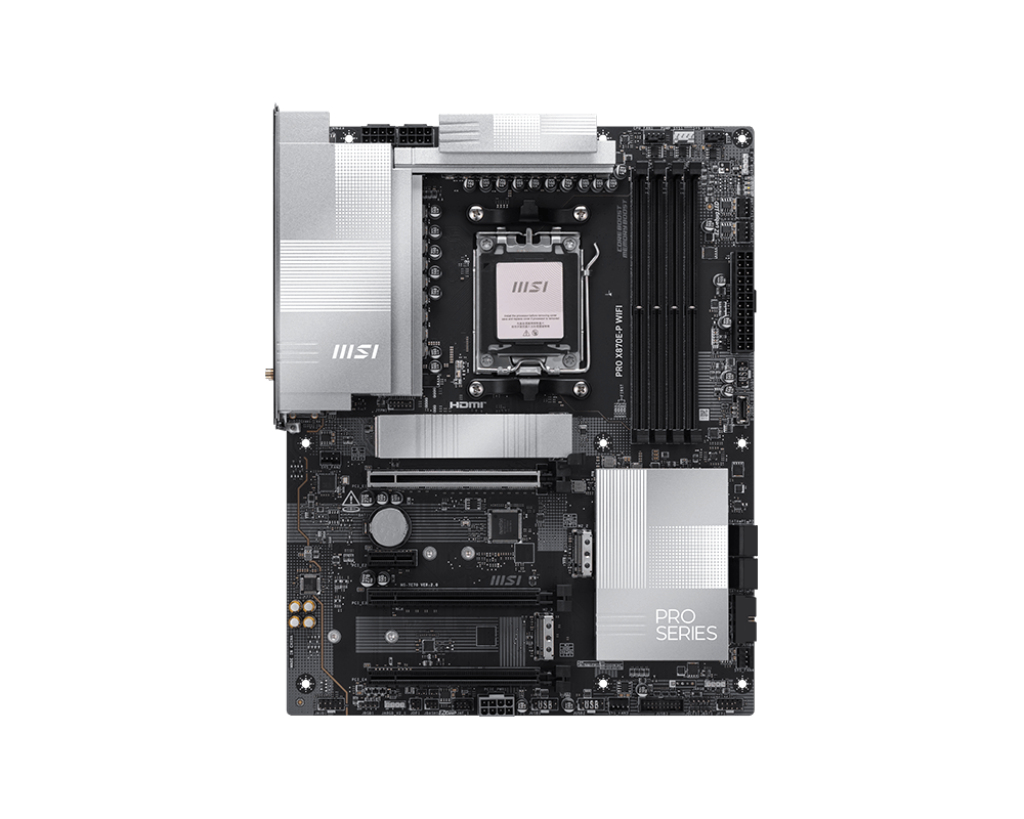 MSI PRO X870E-P WIFI moederbord AMD X870E Socket AM5 ATX - Afbeelding 2