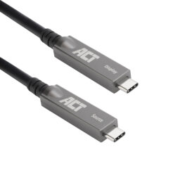 ACT USB-C 3.2 Gen2 Active Optical Cable (AOC), voor touchpanels, video, data, power, 7.5m