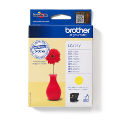 Brother LC-121Y inktcartridge 1 stuk(s) Origineel Geel