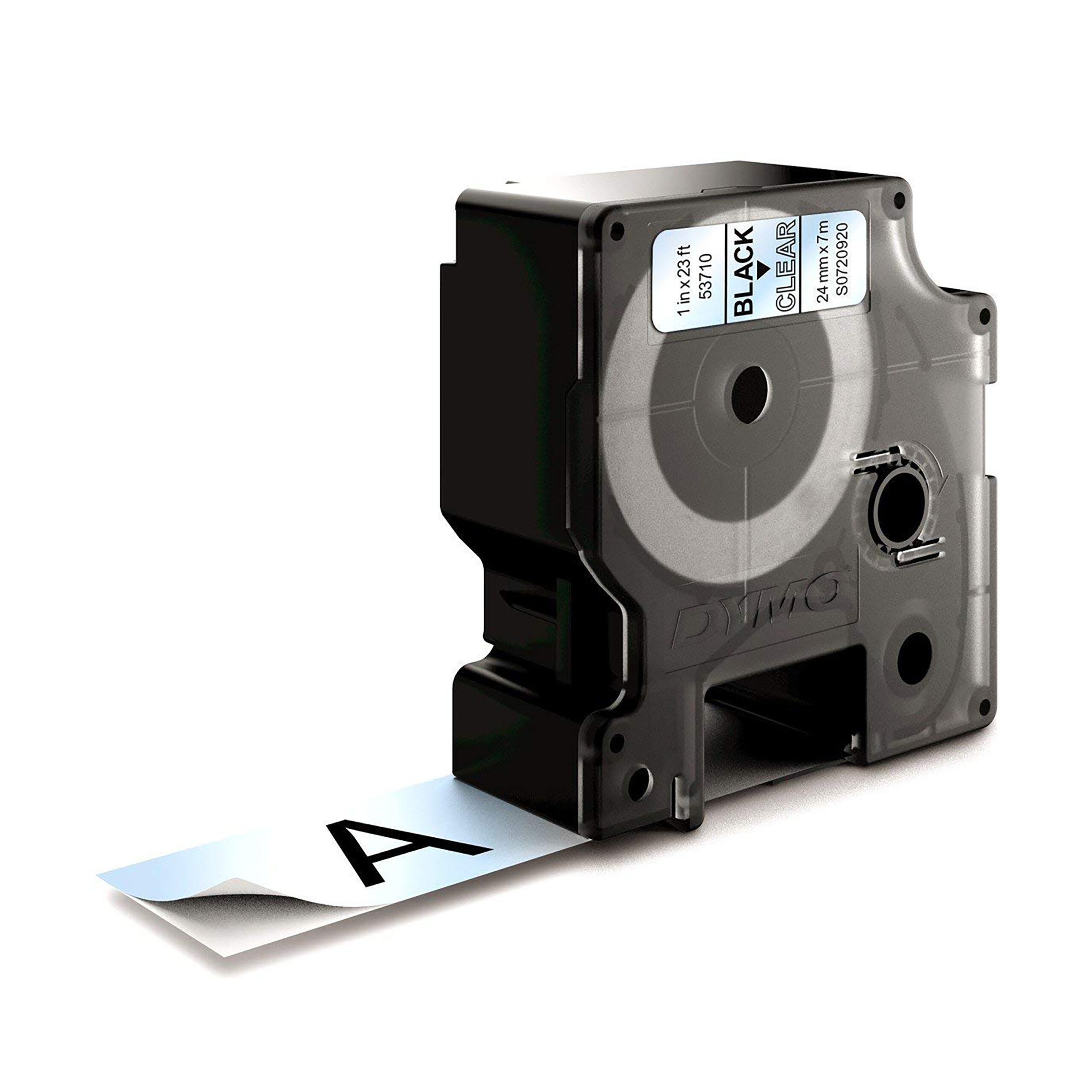 DYMO originele D1 labels | Zwarte Tekst op Doorzichtig Label | 24 mm x 7 m | zelfklevende etiketten voor de LabelManager labelprinter | gemaakt in Europa - Afbeelding 7