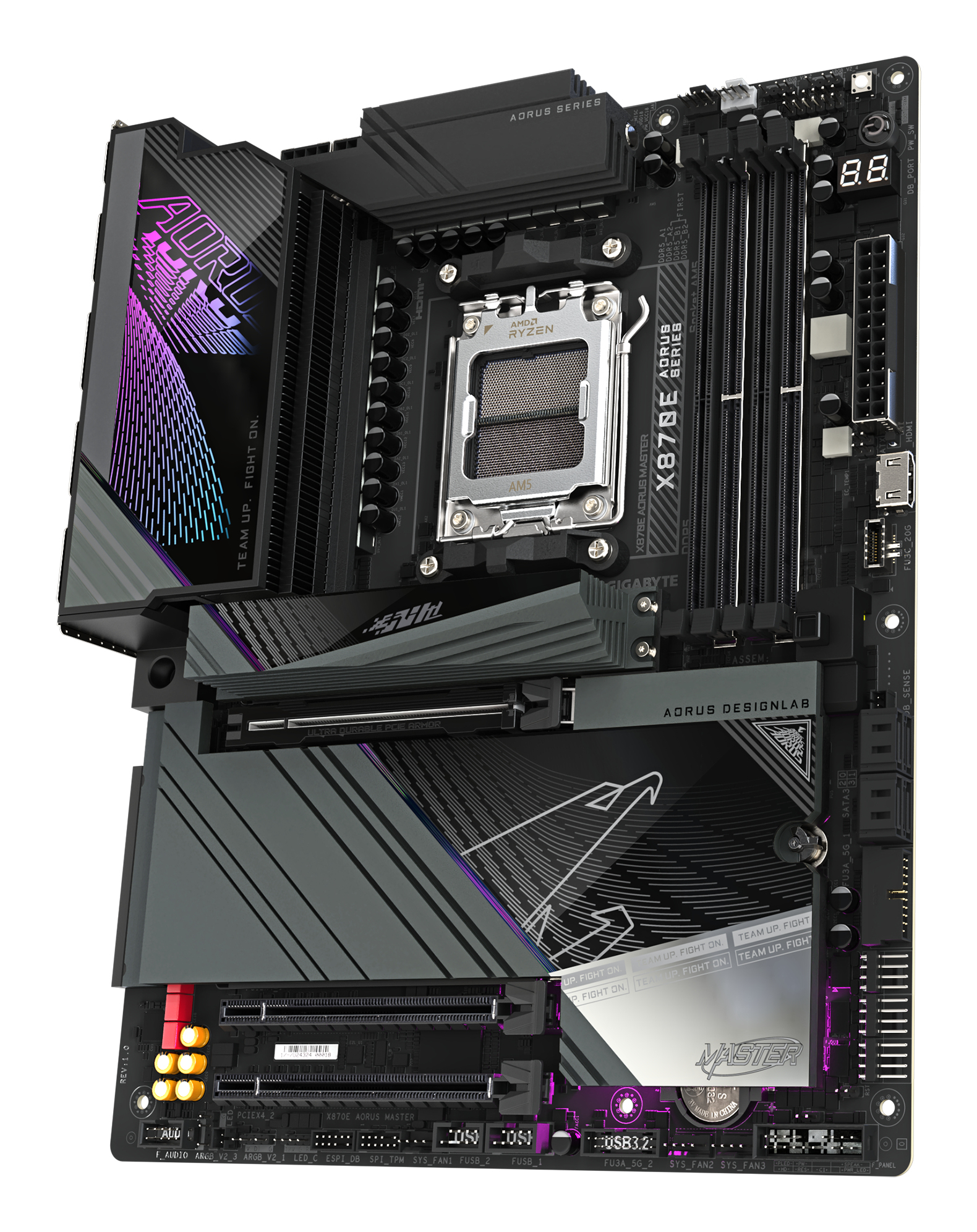 GIGABYTE X870E AORUS MASTER moederbord AMD X870 Socket AM5 ATX - Afbeelding 5