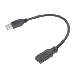 ACT USB Type-A male naar USB Type-C female adapterkabel 0,2m - Afbeelding 2