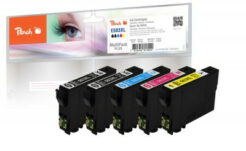Peach PI200-995 inktcartridge 5 stuk(s) Origineel Hoog (XL) rendement Zwart, Cyaan, Magenta, Geel