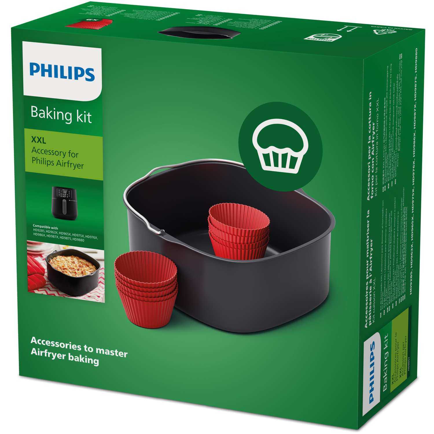 Philips Airfryer Accessory HD9957/00 Bakset XXL - Afbeelding 5