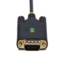 StarTech.com 1m USB naar Seriëel Adapter Kabel, COM Retention, Verwisselbare Schroeven/Moeren, USB-A naar RS232 DB9 Converter, FTDI IC, ESD Bescherming, Windows/macOS/Linux - Afbeelding 5