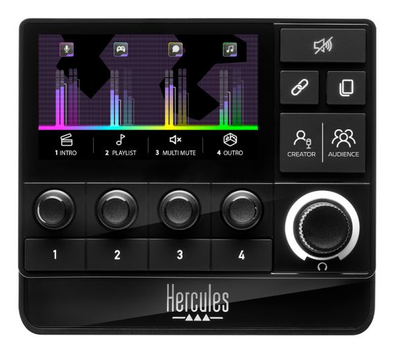 Hercules Stream 200 XLR Zwart 9 knoppen - Afbeelding 3