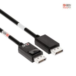 CLUB3D DisplayPort 2.1 Bi-Directional VESA DP80 Gecertificeerde kabel 4K240Hz, 8K60Hz or 10K30Hz M/M 1.2m/3.94ft - Afbeelding 2
