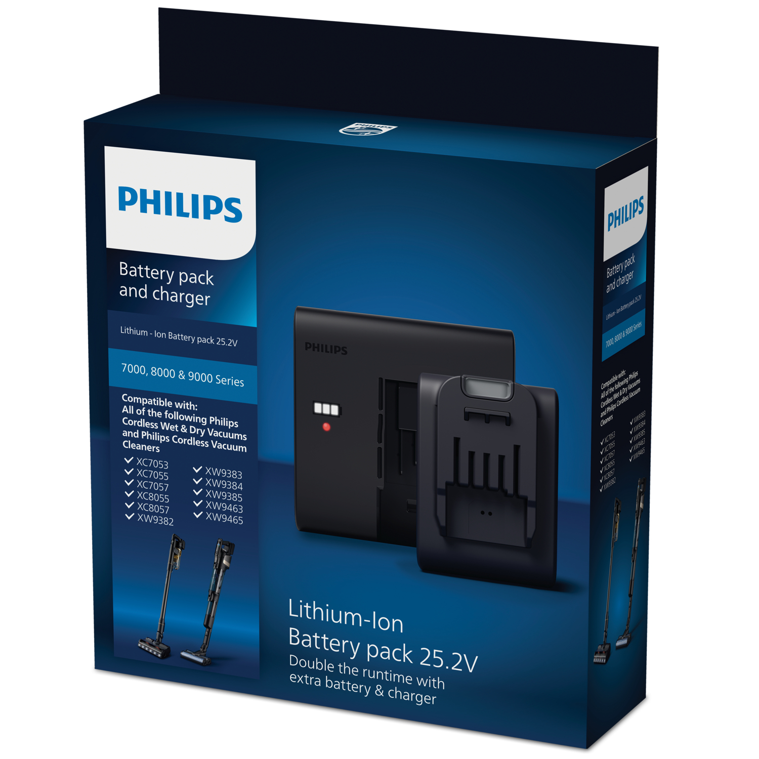 Philips Battery pack and charger XV1797/01 Lithium-ionbatterij 25,2 V. - Afbeelding 2