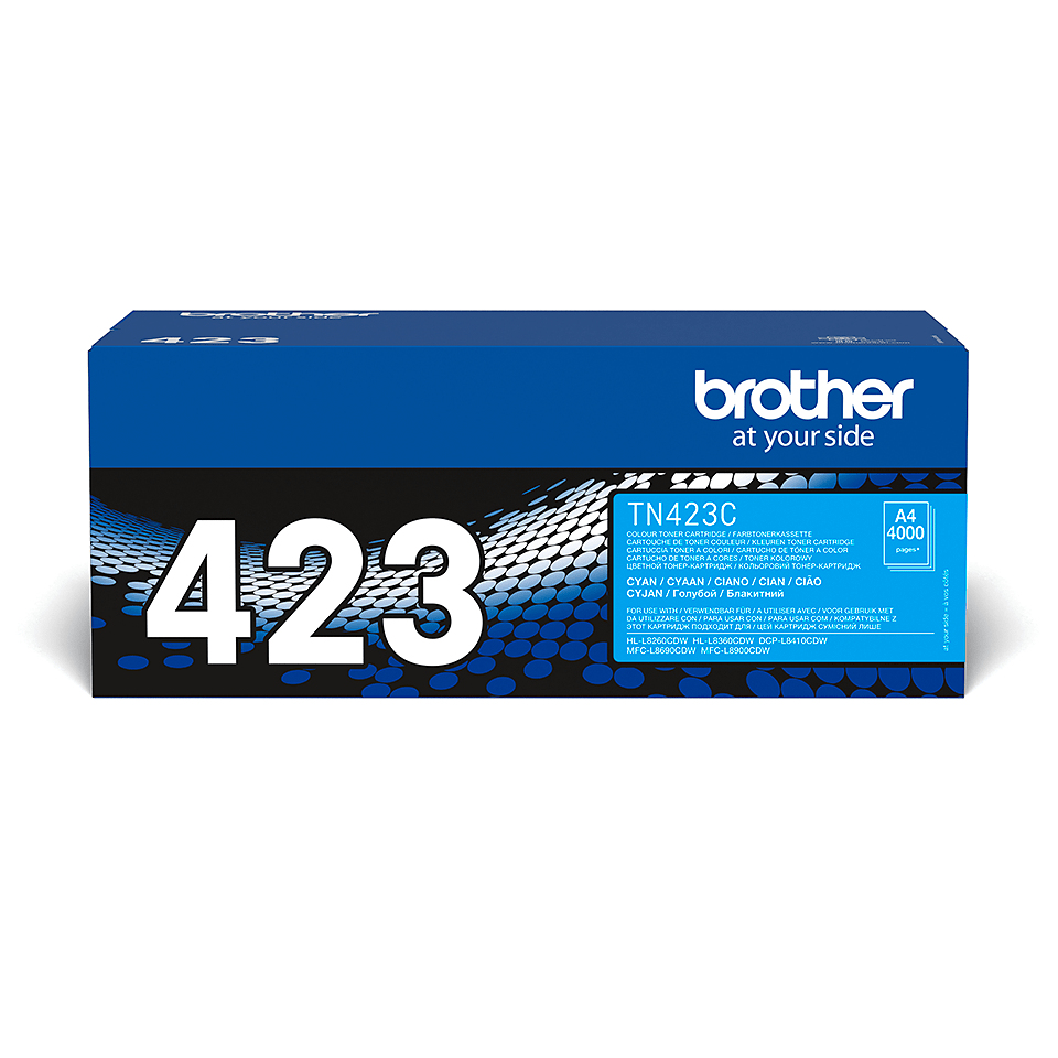 Brother TN-423C tonercartridge 1 stuk(s) Origineel Cyaan - Afbeelding 2