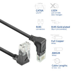 ACT DD7903 netwerkkabel Zwart 3 m Cat6a U/UTP (UTP) - Afbeelding 4