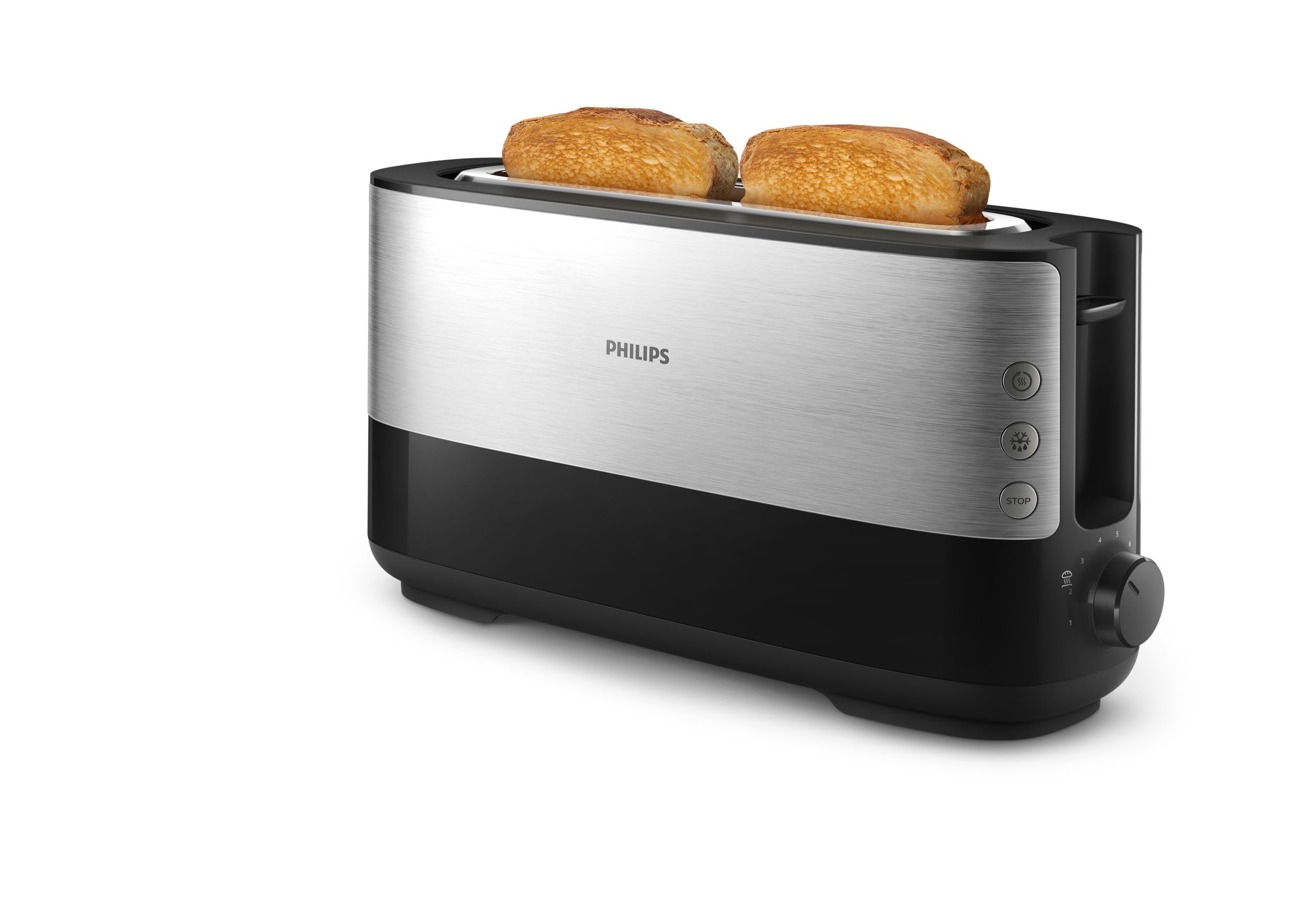 Philips Viva Collection HD2692/90 Broodrooster - lange sleuf, metaal - Afbeelding 3