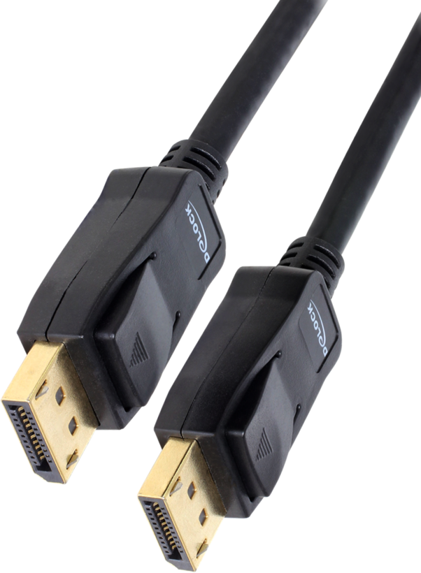 DELOCK Displayport Kabel DP -> DP St/St 1.00m zwart 4K