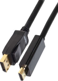 DELOCK Displayport Kabel DP -> HDMI St/St 3.00m zwart