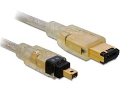 DELOCK FireWire-Kabel FW400 4Pin -> FW400 6Pin St/St 2.00m retail