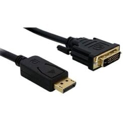 DELOCK Displayport Kabel DP -> DVI(24+1) St/St 5.00m zwart