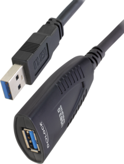 DELOCK USB3.0 Verl. A -> A St/Bu 5.00m aktiv