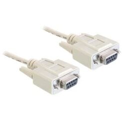 DELOCK nulmodemkabel D-Sub9 -> D-Sub9 Bu/Bu 3.00m