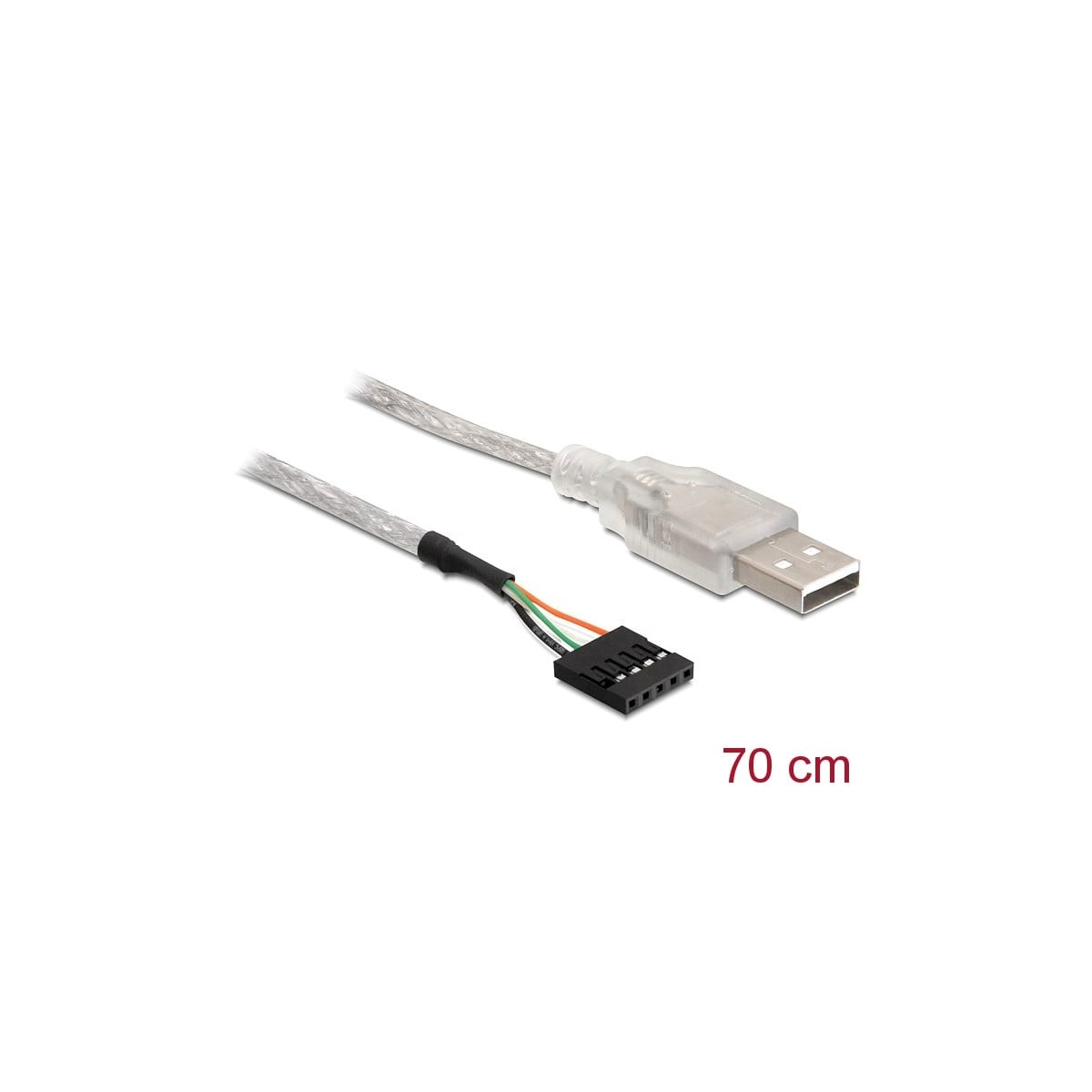 DELOCK USB Kabel Pinheader 5Pin -> A Bu/St 0.70m