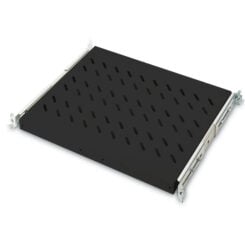 DIGITUS legplanken 1HE 30x483x385mm tot 25kg zwart auszieh