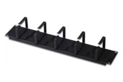 DIGITUS kabeldoorvoerbeugel 2HE 5x Ring 85x60mm zwart