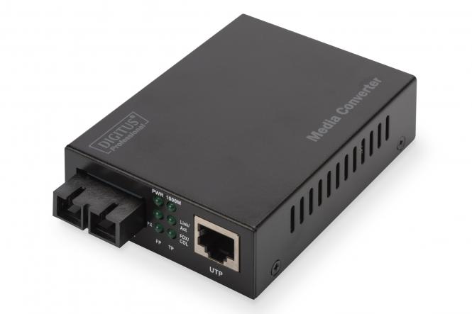 DIGITUS media omzetter Gigabit Ethernet, Multimode, SC