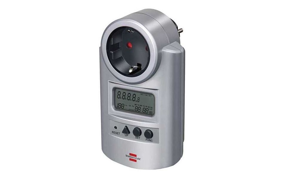 Energie power meter met klok en meetfuncties