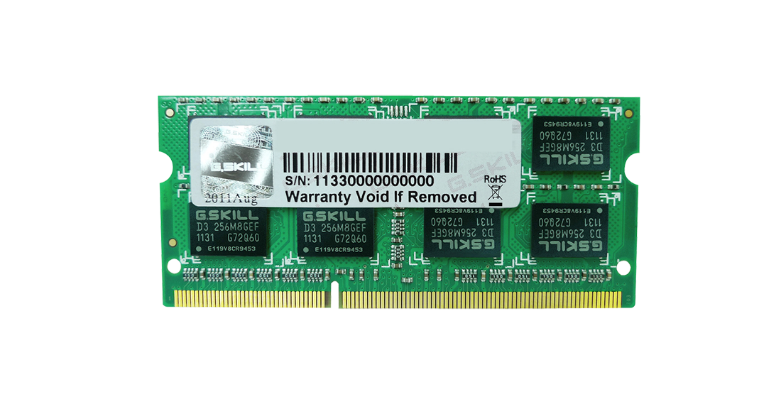 SO DDR3 8GB PC 1600 CL11 G.Skill (1x8GB) 8GSQ 1.5V Apple