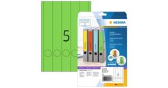 HERMA Ordneretiketten A4 groen 38x297 mm Papier opak 100 St.